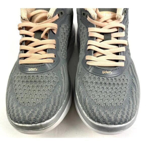 Gravity Defyer Sneaker 7 XLR8 Running Shoes Womens Gray Peach Silver Womens - Picture 3 of 12